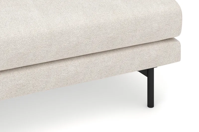 Menard 4-seters Venstrevendt Dyp L-formet Sjeselongsofa i Stoff - Beige - Møbler - Sofaer - Sofa med sjeselong
