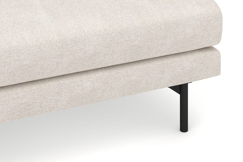 Menard 4-seters Venstrevendt Dyp L-formet Sjeselongsofa i Stoff - Beige - Møbler - Sofaer - Sofa med sjeselong