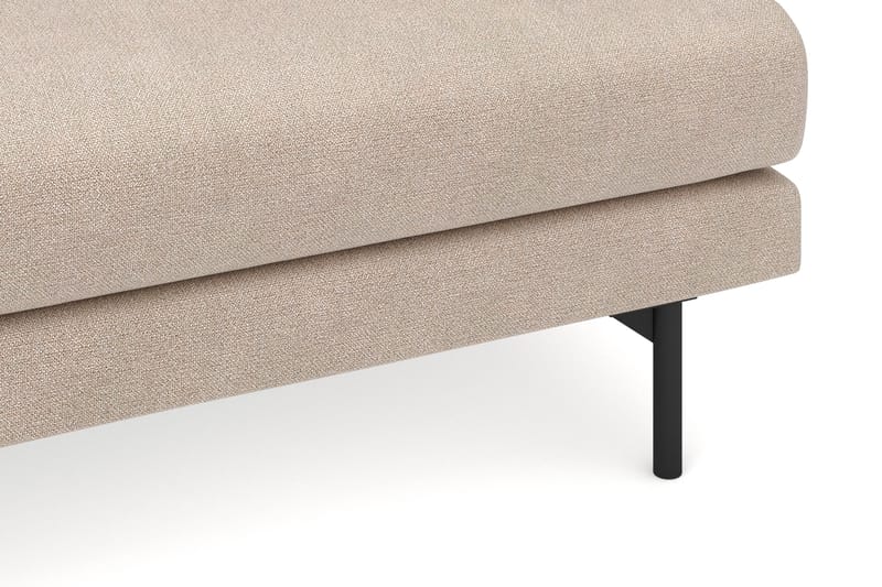 Menard 4-seters Venstrevendt Dyp L-formet Sjeselongsofa i Stoff - Beige - Møbler - Sofaer - Sofa med sjeselong