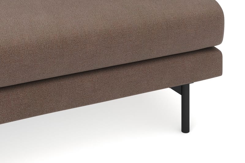 Menard 4-seters Venstrevendt Dyp L-formet Sjeselongsofa i Stoff - Brun - Møbler - Sofaer - Sofa med sjeselong