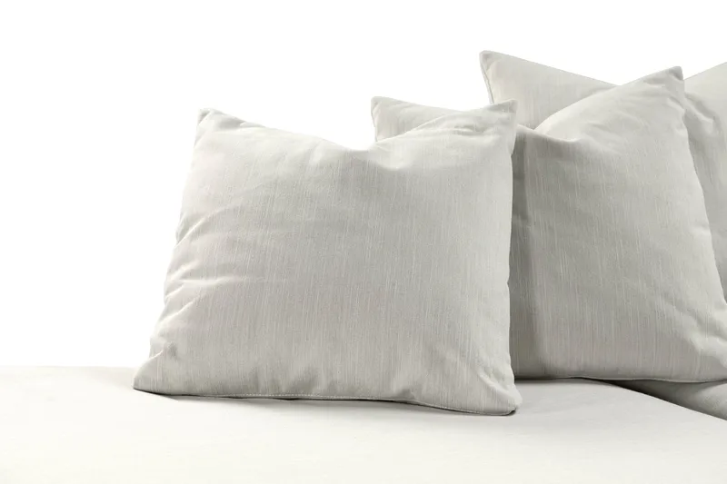 Menard 4-seters Venstrevendt Dyp L-formet Sjeselongsofa i Stoff - Lys grå - Møbler - Sofaer - Sofa med sjeselong