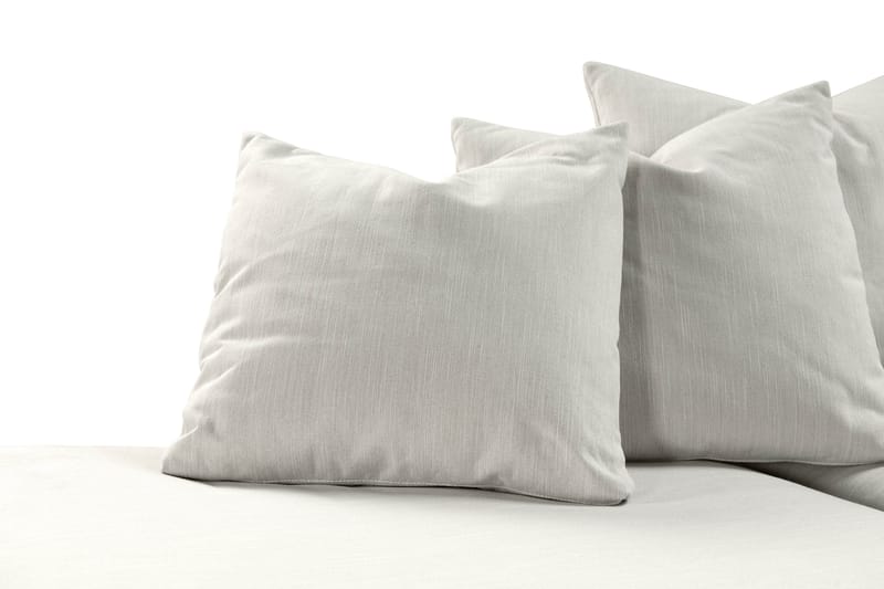 Menard 4-seters Venstrevendt Dyp L-formet Sjeselongsofa i Stoff - Lys grå - Møbler - Sofaer - Sofa med sjeselong