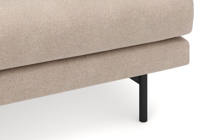 Menard 4-seters Venstrevendt L-formet Divansofa i Stoff - Beige - Møbler - Sofaer - Sofa med sjeselong