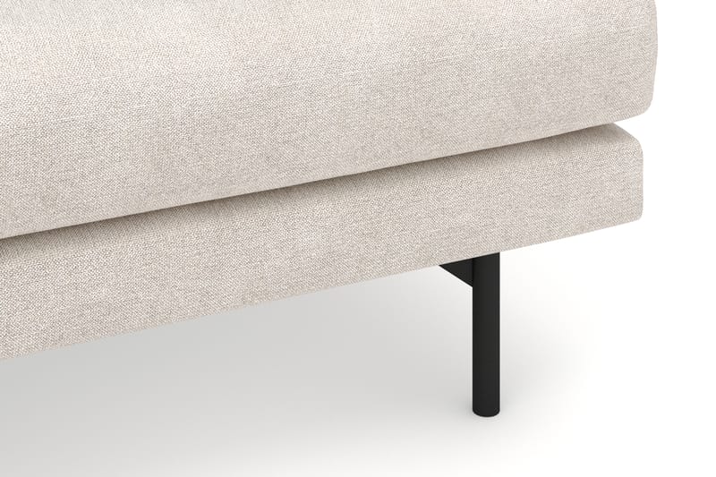 Menard 4-seters Venstrevendt L-formet Divansofa i Stoff - Beige - Møbler - Sofaer - Sofa med sjeselong