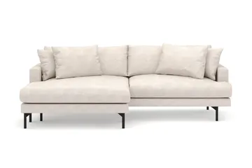 Menard 4-seters Venstrevendt L-formet Divansofa i Stoff