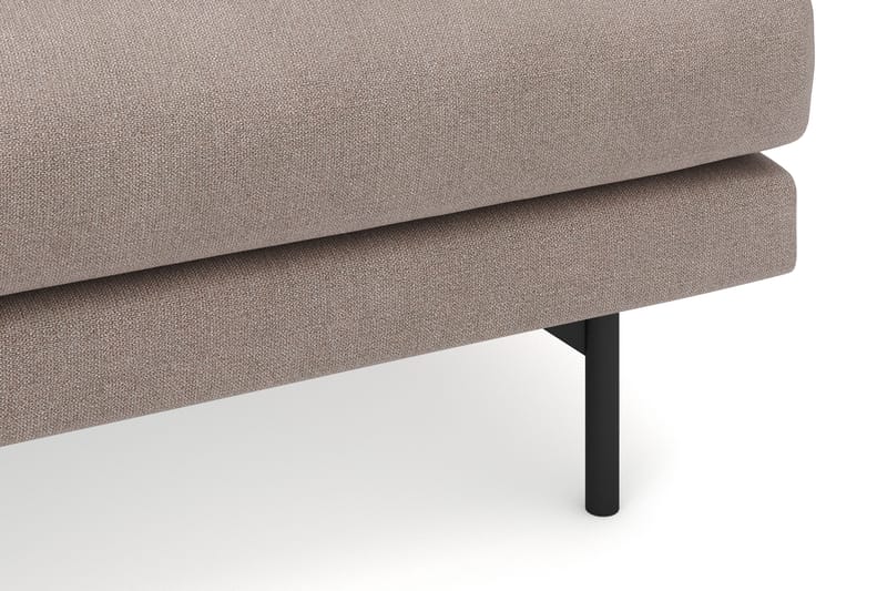 Menard 4-seters Venstrevendt L-formet Divansofa i Stoff - Brun - Møbler - Sofaer - Sofa med sjeselong