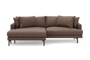 Menard 4-seters Venstrevendt L-formet Divansofa i Stoff