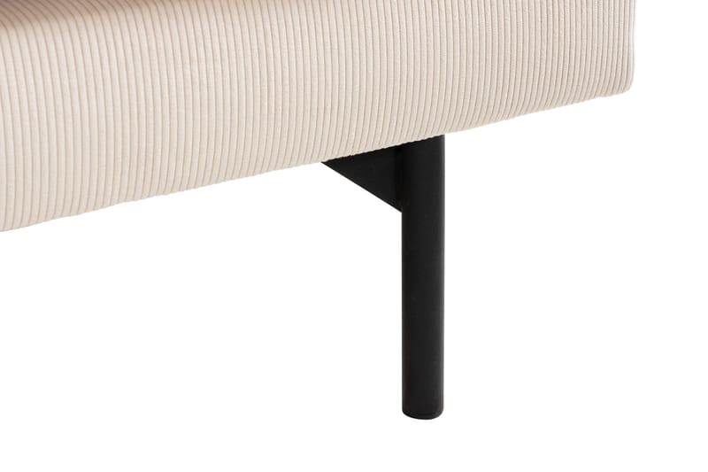 Menard 4-seters Venstrevendt L-formet Sjeselongsofa i Manchester - Beige - Møbler - Sofaer - Sofa med sjeselong