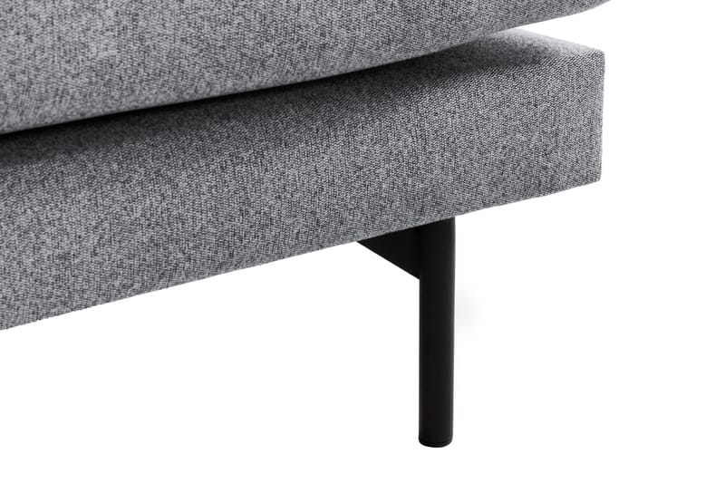 Menard 4-seters Venstrevendt L-formet Sjeselongsofa i Stoff - Grå - Møbler - Sofaer - Sofa med sjeselong