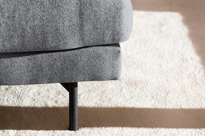 Menard 4-seters Venstrevendt L-formet Sjeselongsofa i Stoff - Grå - Møbler - Sofaer - Sofa med sjeselong