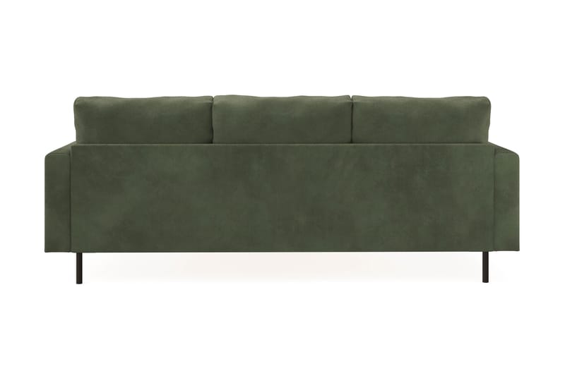 Menard Compact 3-seters Høyrevendt L-formet Divansofa i Manchester - Grønn - Møbler - Sofaer - Sofa med sjeselong