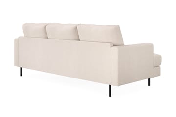 Menard Compact 3-seters Høyrevendt L-formet Divansofa i Stoff - Beige - Møbler - Sofaer - Sofa med sjeselong
