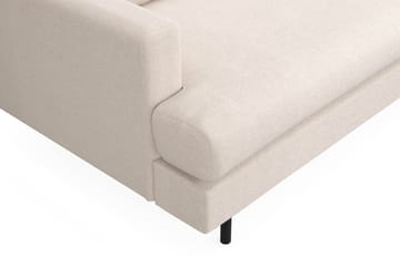 Menard Compact 3-seters Høyrevendt L-formet Divansofa i Stoff - Beige - Møbler - Sofaer - Sofa med sjeselong