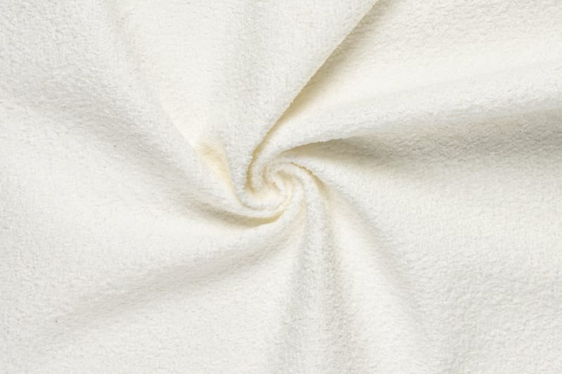 Menard Compact 3-seters Venstrevendt L-formet Divansofa i Bouclé - Hvit - Møbler - Sofaer - Sofa med sjeselong