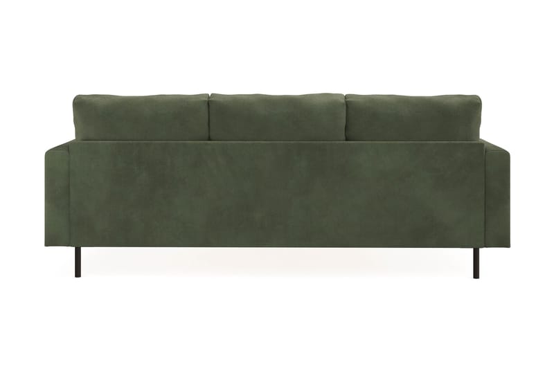 Menard Compact 3-seters Venstrevendt L-formet Divansofa i Manchester - Grønn - Møbler - Sofaer - Sofa med sjeselong