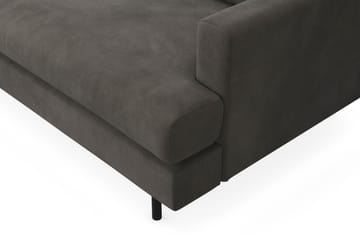 Menard Compact 3-seters Venstrevendt L-formet Divansofa i Manchester - Mørk grå - Møbler - Sofaer - Sofa med sjeselong