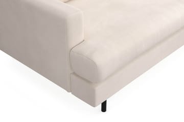 Menard Compact 4-seters Høyrevendt L-formet Sjeselongsofa i Manchester - Beige - Møbler - Sofaer - Sofa med sjeselong
