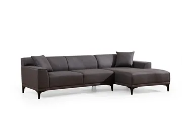 Mississauga Divansofa 3-seters - Antrasitt - Møbler - Sofaer - Sofa med sjeselong - 3 seters sofa med divan