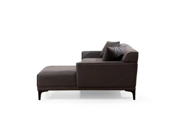 Mississauga Divansofa 3-seters - Antrasitt - Møbler - Sofaer - Sofa med sjeselong - 3 seters sofa med divan