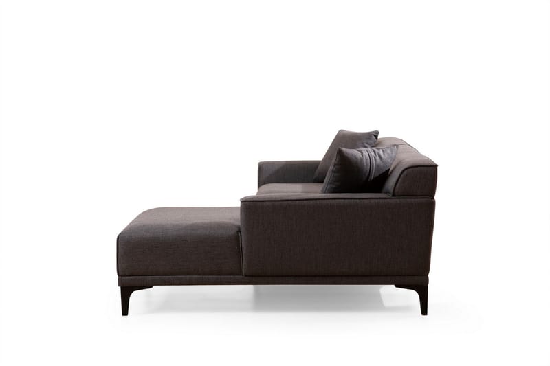 Mississauga Divansofa 3-seters - Antrasitt - Møbler - Sofaer - Sofa med sjeselong - 3 seters sofa med divan
