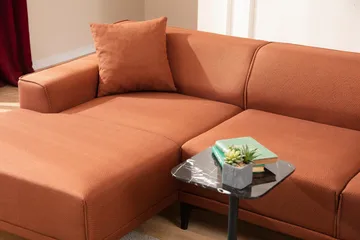 Mississauga Divansofa 3-seters - Oransje - Møbler - Sofaer - Sofa med sjeselong