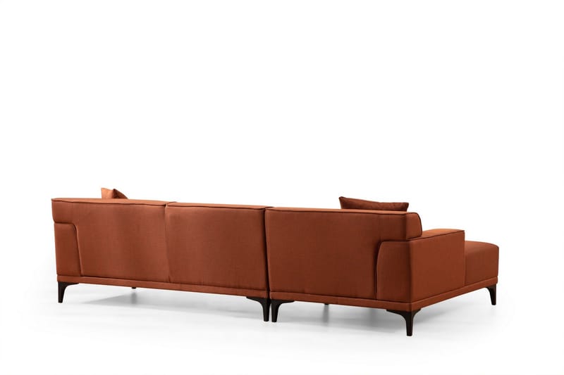 Mississauga Divansofa 3-seters - Oransje - Møbler - Sofaer - Sofa med sjeselong