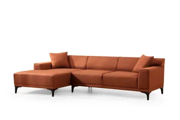 Mississauga Divansofa 3-seters - Oransje - Møbler - Sofaer - Sofa med sjeselong