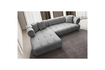 Mississauga Sofa med divan 3-seter - Grå - Møbler - Sofaer - Sofa med sjeselong