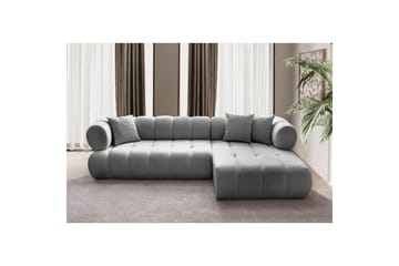 Mississauga Sofa med divan 3-seter - Grå - Møbler - Sofaer - Sofa med sjeselong