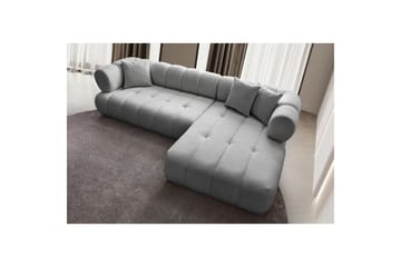 Mississauga Sofa med divan 3-seter - Grå - Møbler - Sofaer - Sofa med sjeselong