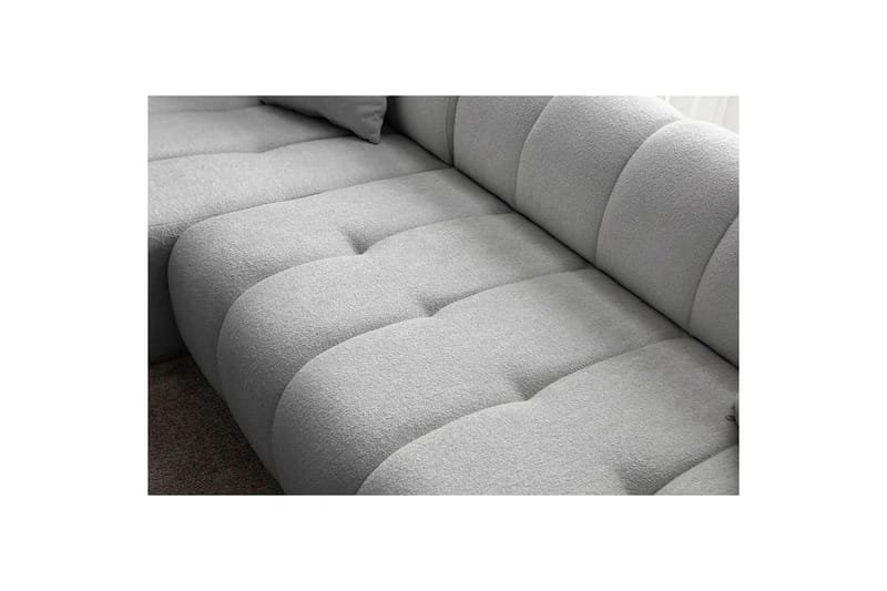 Mississauga Sofa med divan 3-seter - Grå - Møbler - Sofaer - Sofa med sjeselong