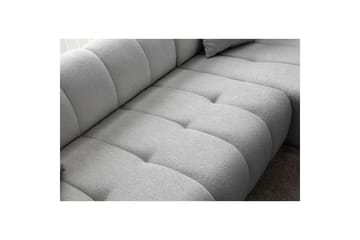 Mississauga Sofa med divan 3-seter - Grå - Møbler - Sofaer - Sofa med sjeselong