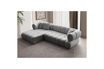 Mississauga Sofa med divan 3-seter - Grå - Møbler - Sofaer - Sofa med sjeselong