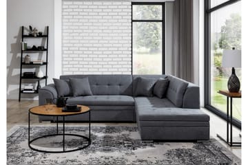 Moclino Sofa med Sjeselong Høyre - Grå - Møbler - Sofaer - Sofa med sjeselong