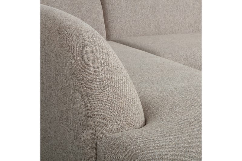 Mooli Sofa med Sjeselong 3-seter - Naturmelange - Sofa med sjeselong - 3 seters sofa med divan