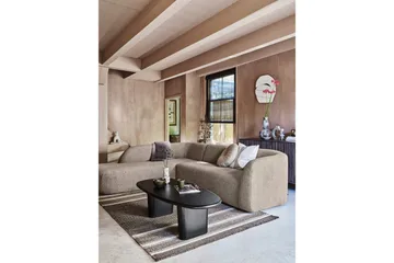 Mooli Sofa med Sjeselong 3-seter - Naturmelange - Møbler - Sofaer - Sofa med sjeselong