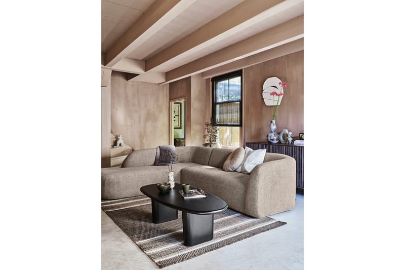 Mooli Sofa med Sjeselong 3-seter - Naturmelange - Møbler - Sofaer - Sofa med sjeselong