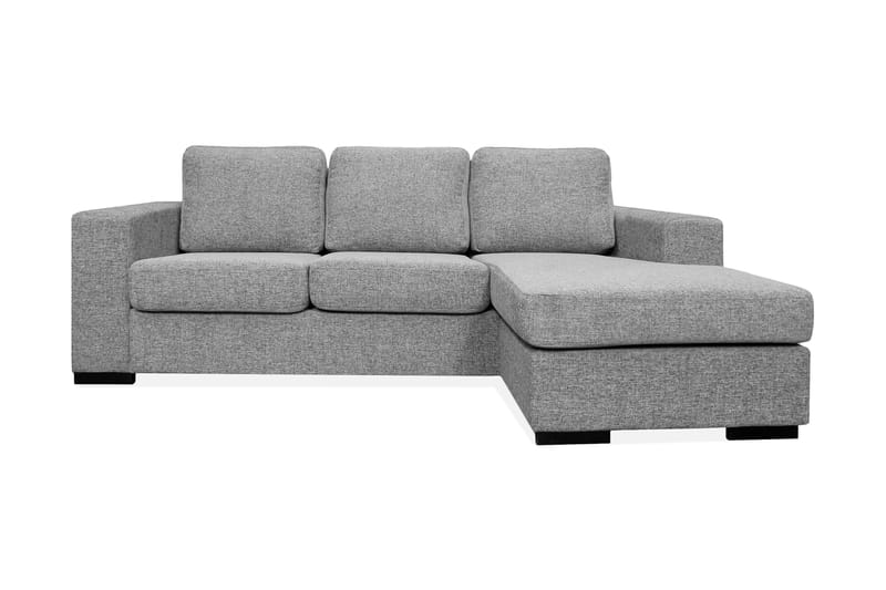 Nebraska Divansofa 3-seter Vendbar - Lysegrå - Møbler - Sofaer - Sofa med sjeselong