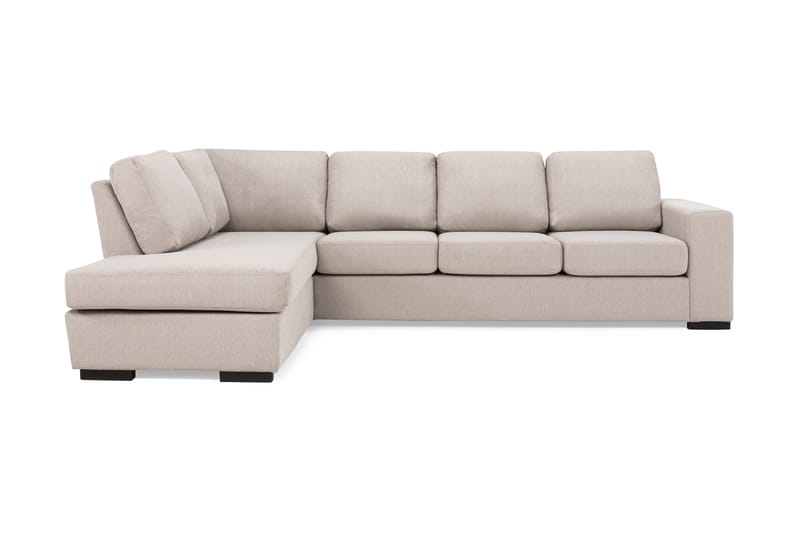 Nebraska Divansofa 4-seter Venstre - Beige - Sofa med sjeselong - 4 seters sofa med divan