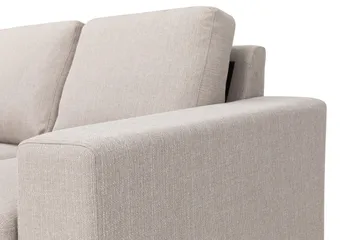 Nebraska Divansofa 4-seter Venstre - Beige - Møbler - Sofaer - Sofa med sjeselong