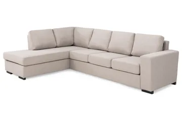 Nebraska Divansofa 4-seter Venstre - Beige - Møbler - Sofaer - Sofa med sjeselong