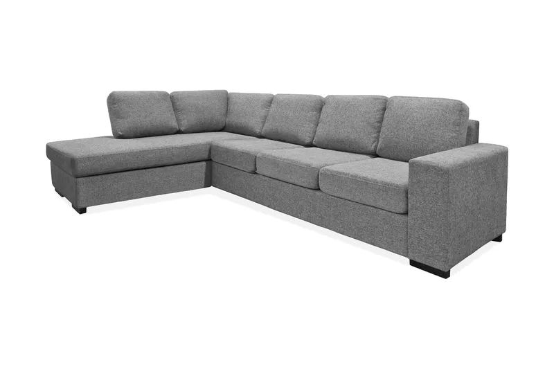 Nebraska Divansofa 4-seter Venstre, Lysegrå