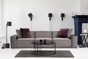 Nightcap Sofa m. Divan 3-seters - Grå - Møbler - Sofaer - Sofa 3 seter