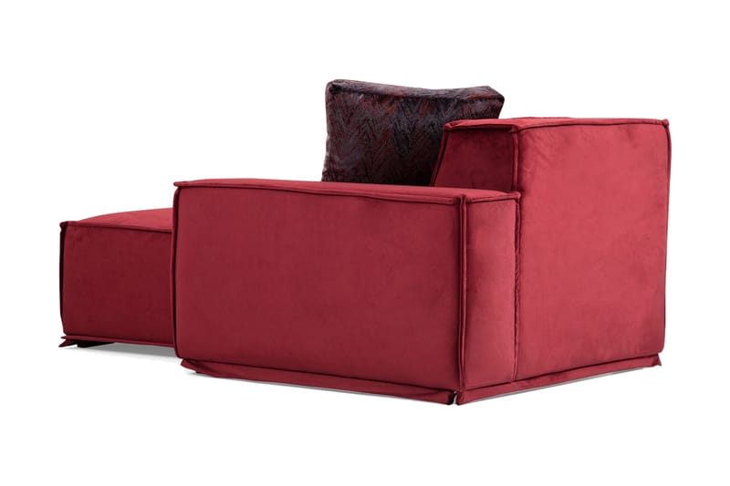 Nightcap Sofa m. Divan 4-seters - Burgundy - Sofa med sjeselong - 4 seters sofa med divan