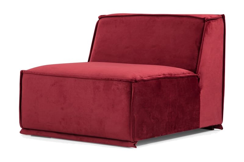 Nightcap Sofa m. Divan 4-seters - Burgundy - Sofa med sjeselong - 4 seters sofa med divan