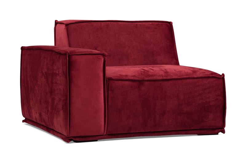 Nightcap Sofa m. Divan 4-seters - Burgundy - Sofa med sjeselong - 4 seters sofa med divan