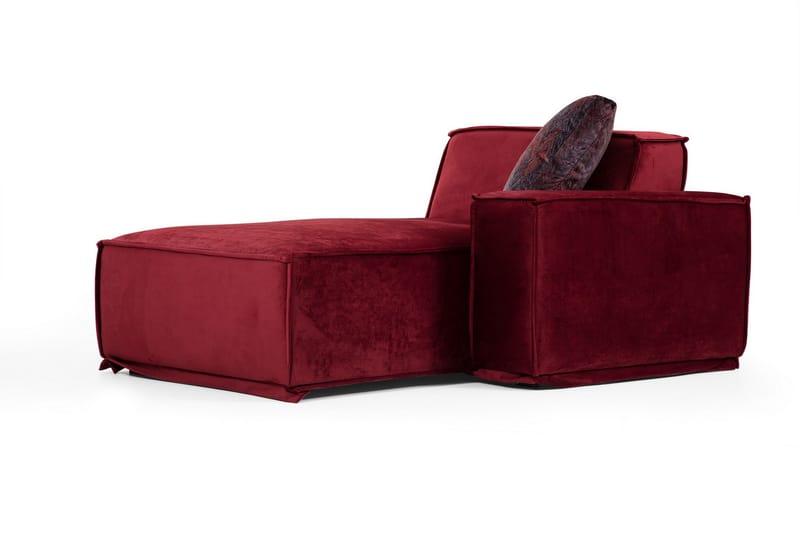 Nightcap Sofa m. Divan 4-seters - Burgundy - Sofa med sjeselong - 4 seters sofa med divan