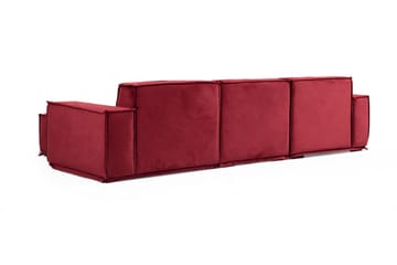 Nightcap Sofa m. Divan 4-seters - Burgundy - Møbler - Sofaer - Sofa med sjeselong
