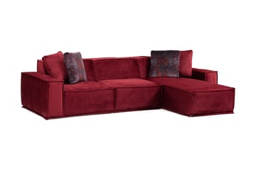Nightcap Sofa m. Divan 4-seters - Burgundy - Møbler - Sofaer - Sofa med sjeselong