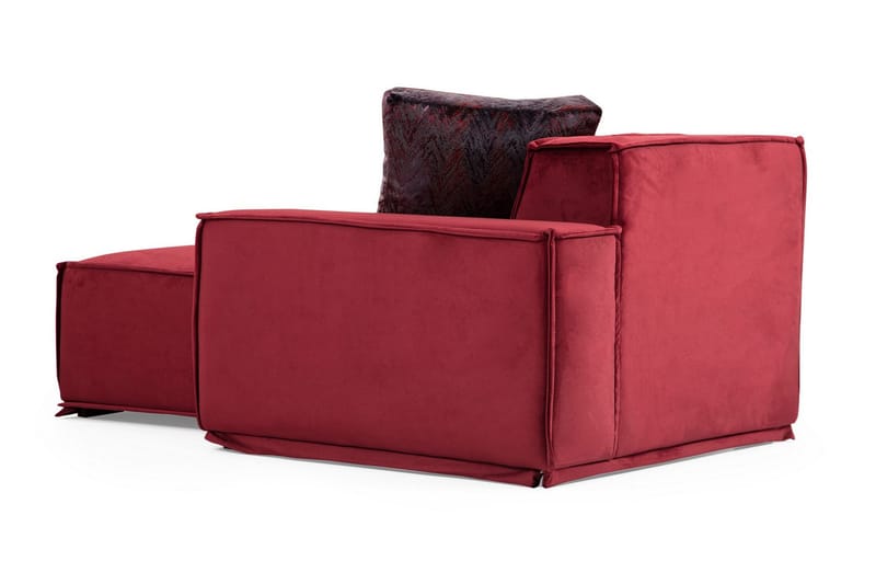 Nightcap Sofa m. Divan 4-seters - Burgundy - Møbler - Sofaer - Sofa med sjeselong